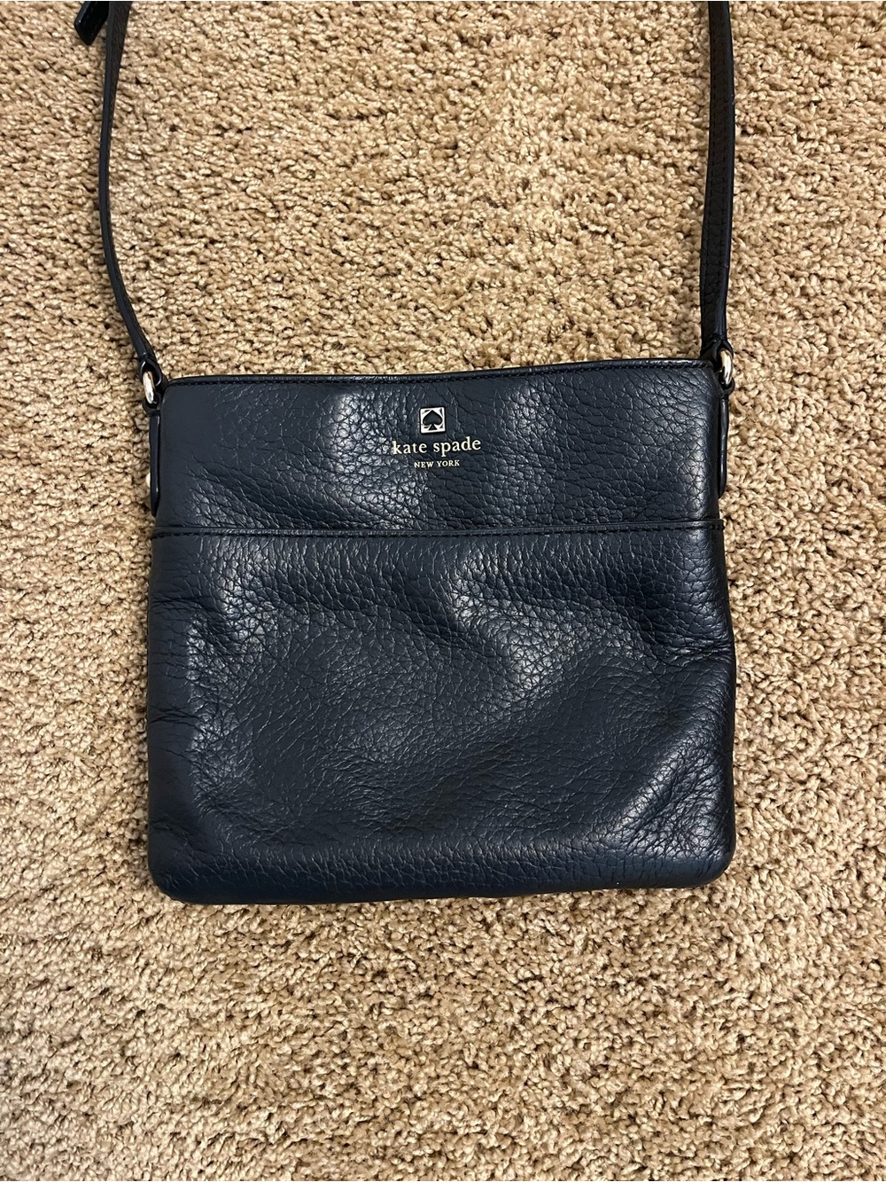 kate spade Black Leather Crossbody Bag